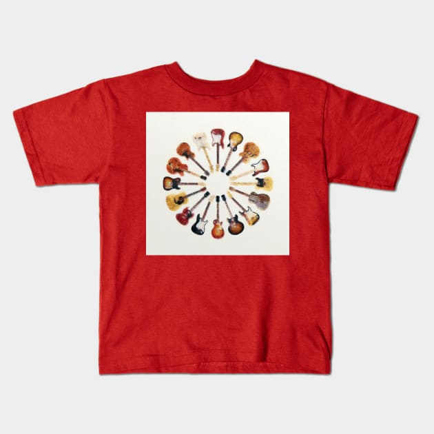 Circle Strings Kids T-Shirt by happyantsstudio